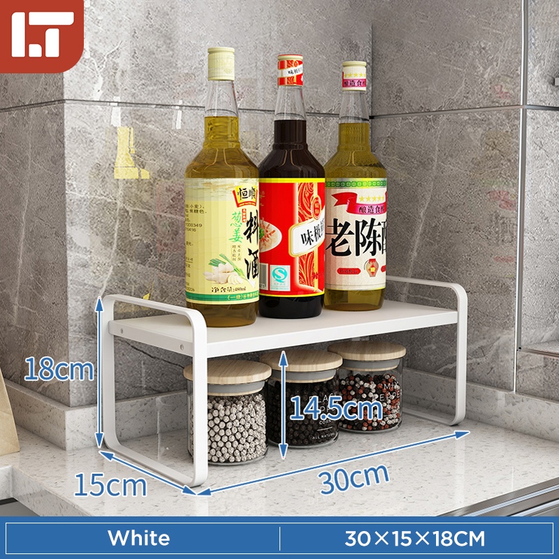 Kitchen Storage Rack Spice Rack Rak Dapur Kitchen Organizer Countertop ...