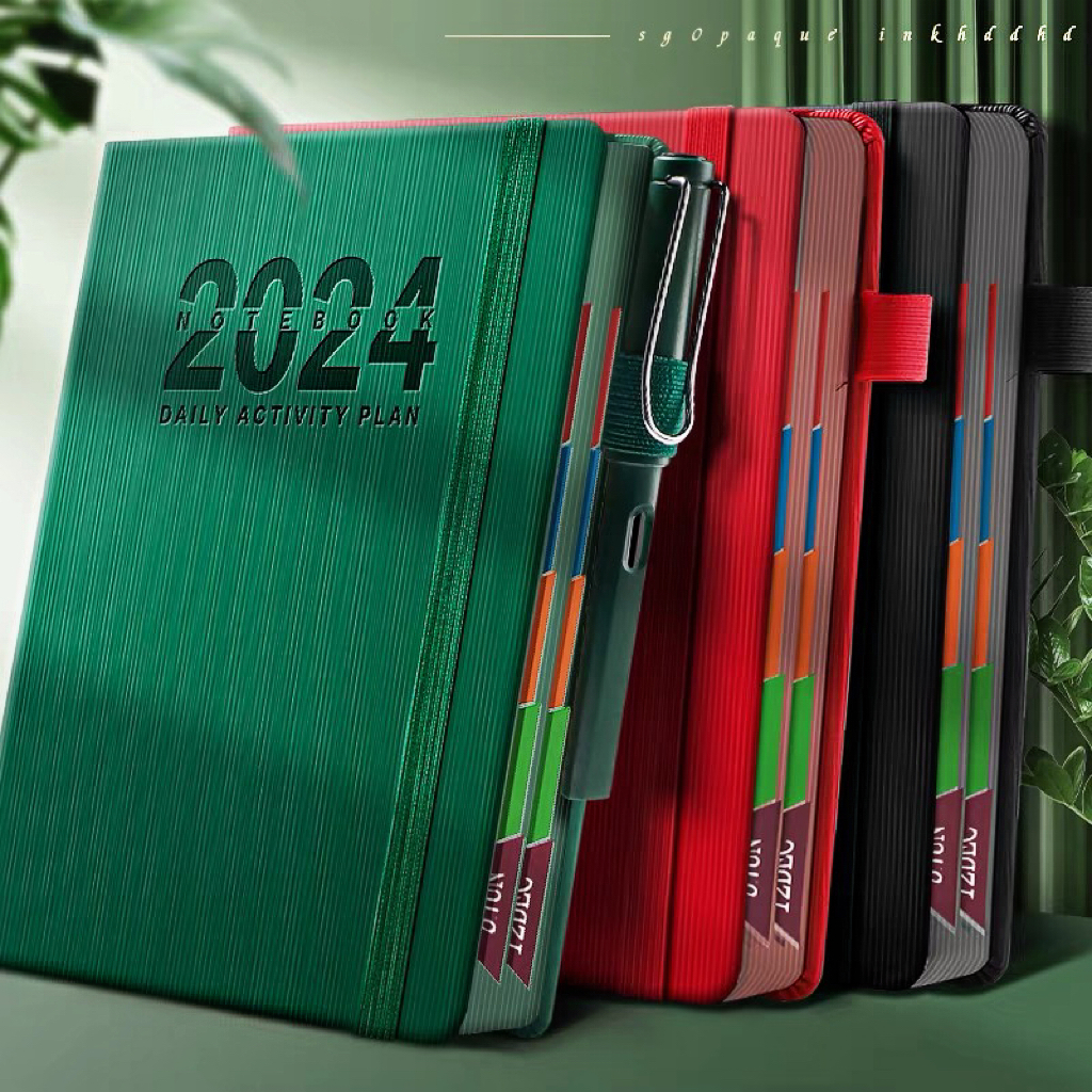 Agenda 2024 Planner Stationery Notebook and Notepad A5 Diary Journal Daily  Bullet Sketchbook Calendar Note Book Plan Organizer - AliExpress