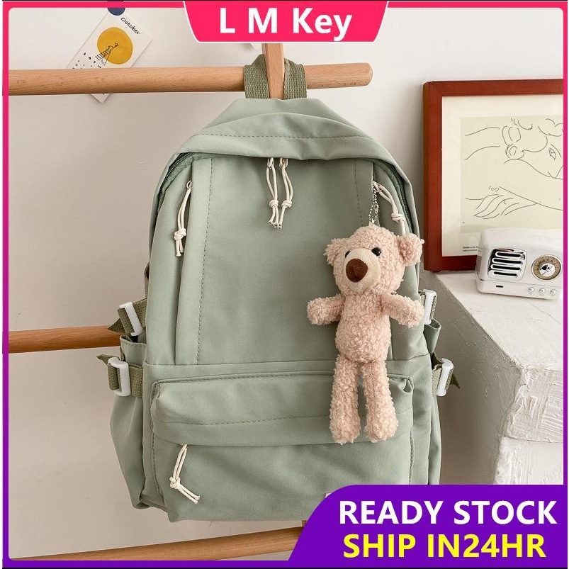 【READY STOCK】School bag korean style backpack women school backpack ...