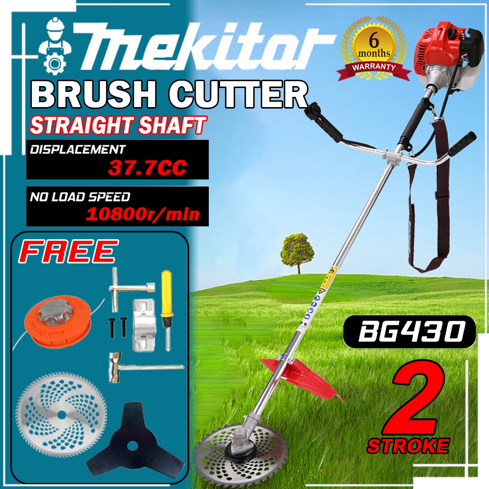 Mekitor mesin rumput brush cutter Straight Shaft Brush Cutter 42cc 2 ...