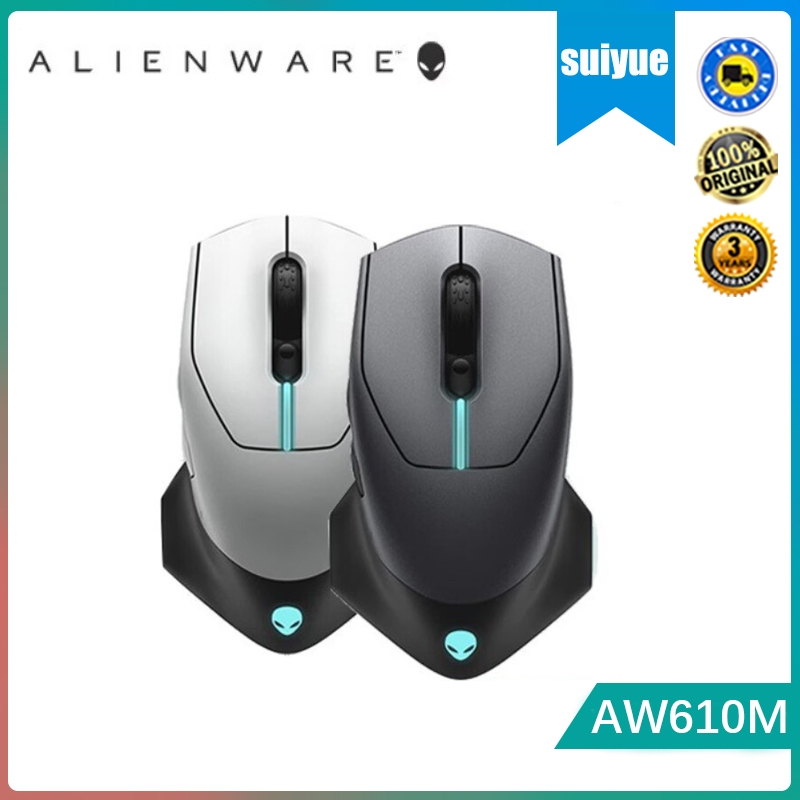 Alienware Gaming Mouse AW610M 16000 DPI Optical Sensor 350hrs