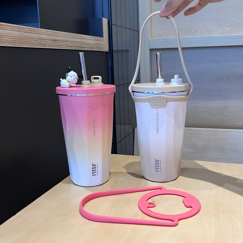 Silicone Handle Rope Cup Accessories Portable Silicone Cup Holder ...