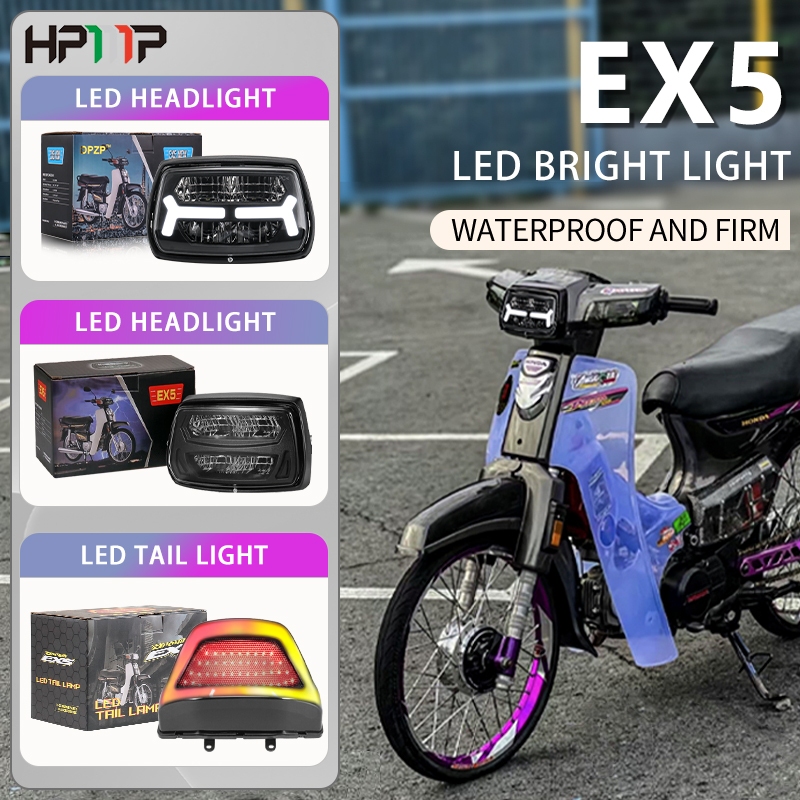 EX5 LED HEADLAMP TAIL LAMPU PNP WITH LIGHT STRIP HEADLIGHT