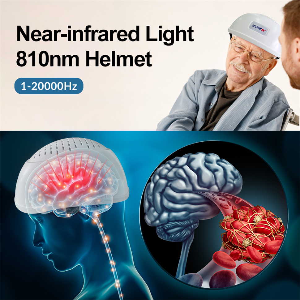 810nm Infrared Light Neurofeedback Therapy Machine Brain Led Cap for