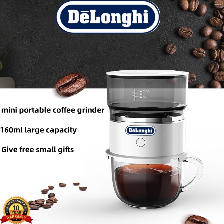 (10year warranty) De'Longhi original genuine handheld convenient mini coffee machine drip