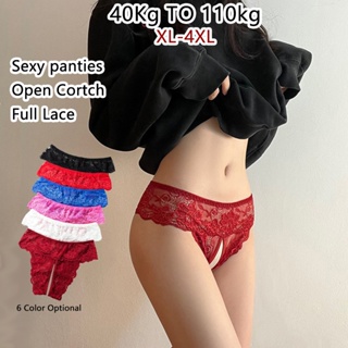 Gift Crochet Seamless Bra Panty Sexy Lace Gather Lingerie Push Up Bra Sets  M-4XL