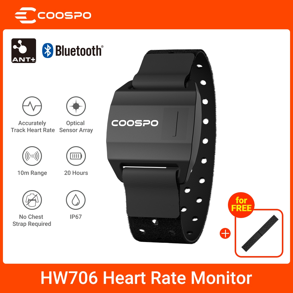 Coospo HW706 Arm Heart Rate Monitor Cycling ANT+ Bluetooth IP67