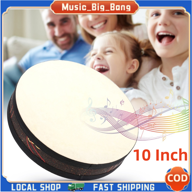 [LOCAL MUSIC] 10 Inch Ocean Wave Bead Drum Gentle Sea Sound Musical