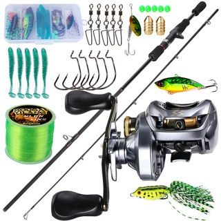  Spinning Fishing Combo 1.6M Carbon Fiber Spinning Rod and  5.0:1 12+1BB Spinning Fishing Reel Carp Fishing Kit : Sports & Outdoors