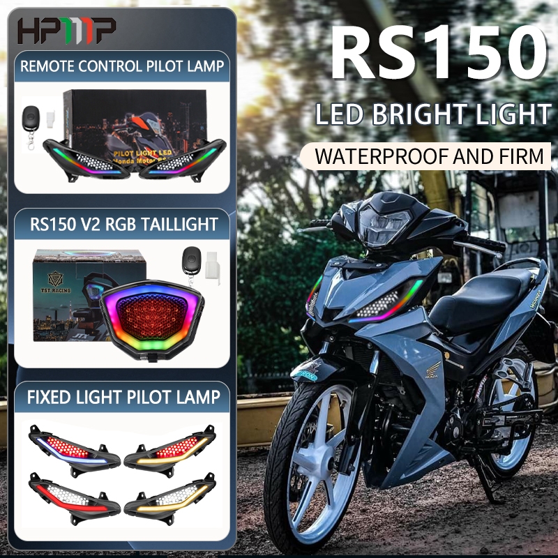 RS150 LED MATA GABAN PILOT LIGHT RGB PNP TAIL LAMP REMOTE CONTROL HONDA ...