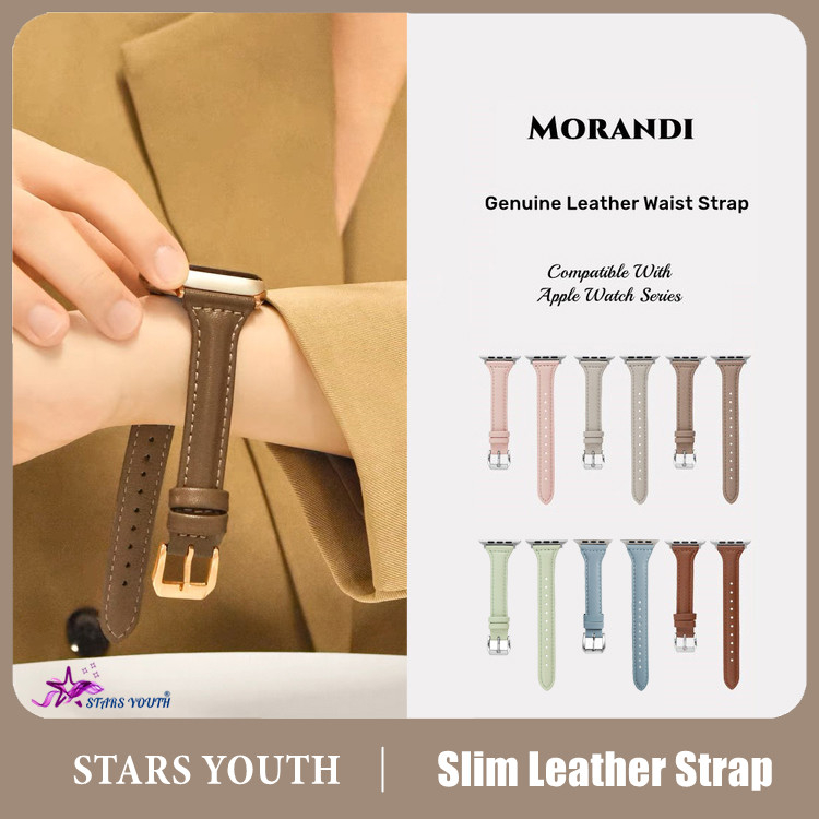 Luxury Leather Strap Compatible For Apple Watch Series 10/9/Ultra