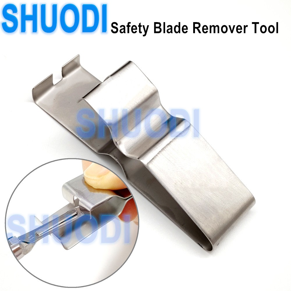 Dental Surgical Scalpels Removing tools Blade safety remover Stainless ...