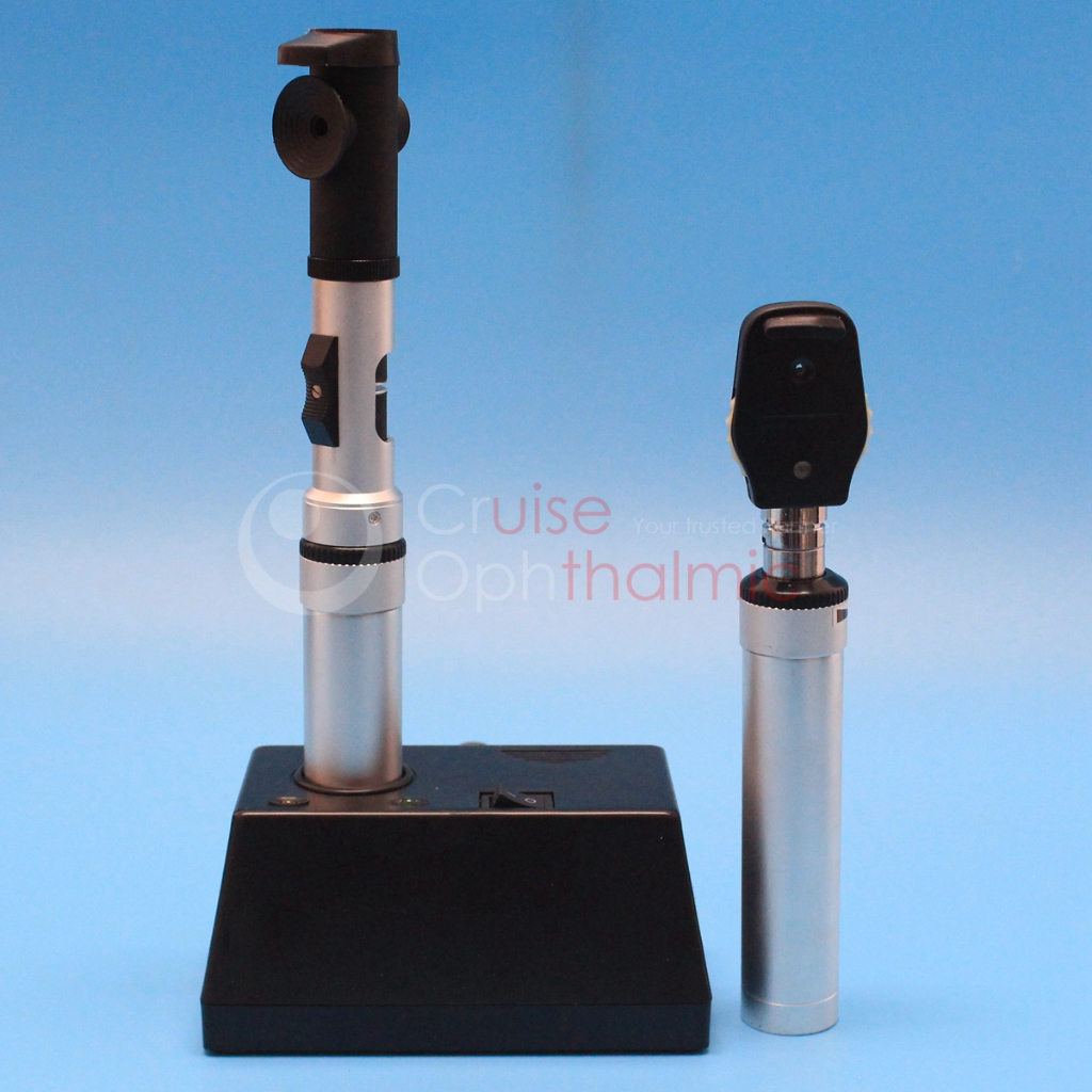 Rechargeable Ophthalmology Diagnostic Set KJ6Z Retinoscope and