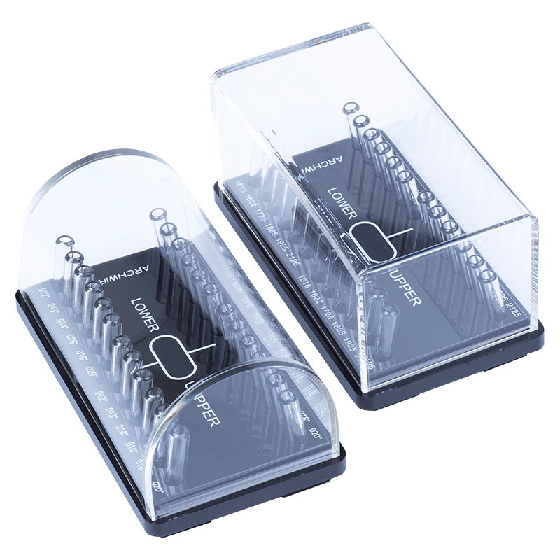Boîte De Rangement En Acrylique Dentaire Pour Arc Orthodontique Rectangulaire - Transparente Et Pratique