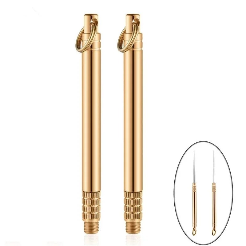 Titanium alloy integrated toothpick multifunctional fruit pick teeth ...