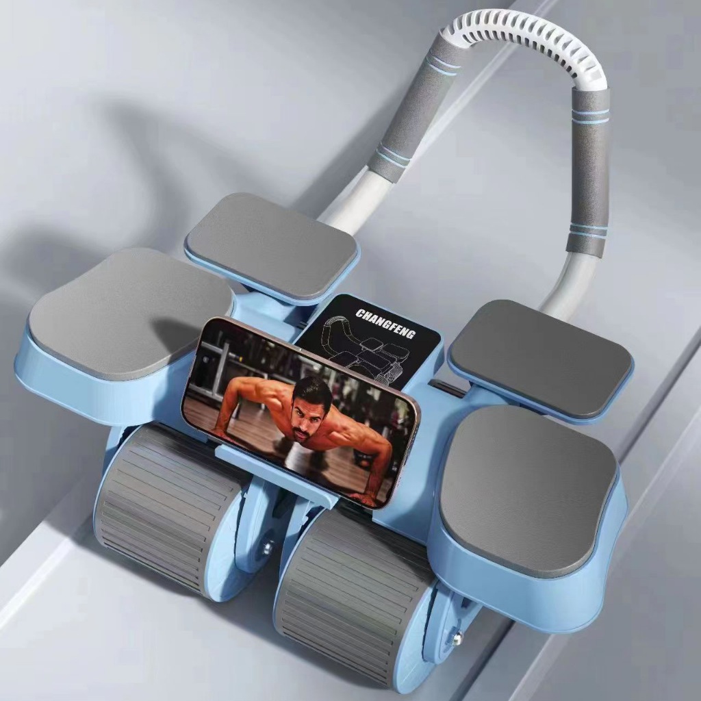 【HOT SELL】Four Wheel AI Abdominal Wheel Home Abdominal Muscle Training ...