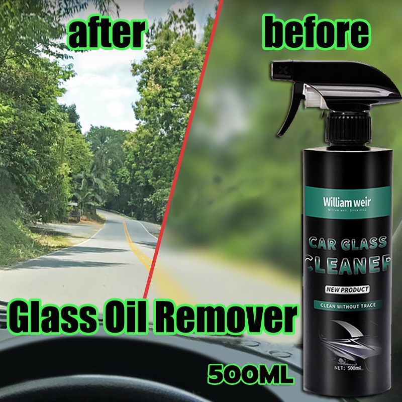 500ml Glass oil cleaning car Wind screen cleaner Water mark remover car