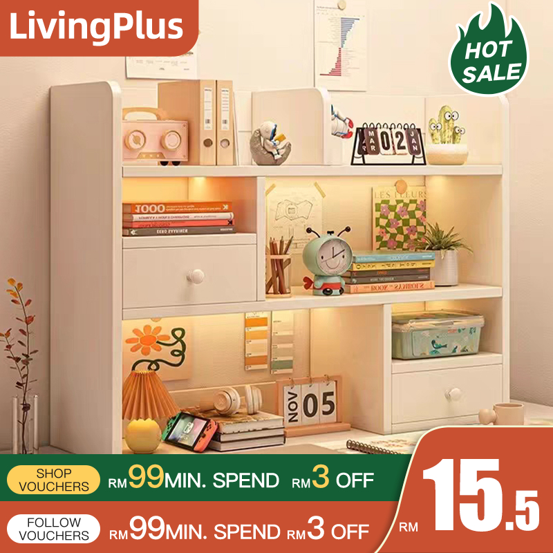 Desktop Rack Book Rack Desk Organiser Tabletop Organiser Storage Shelf ...
