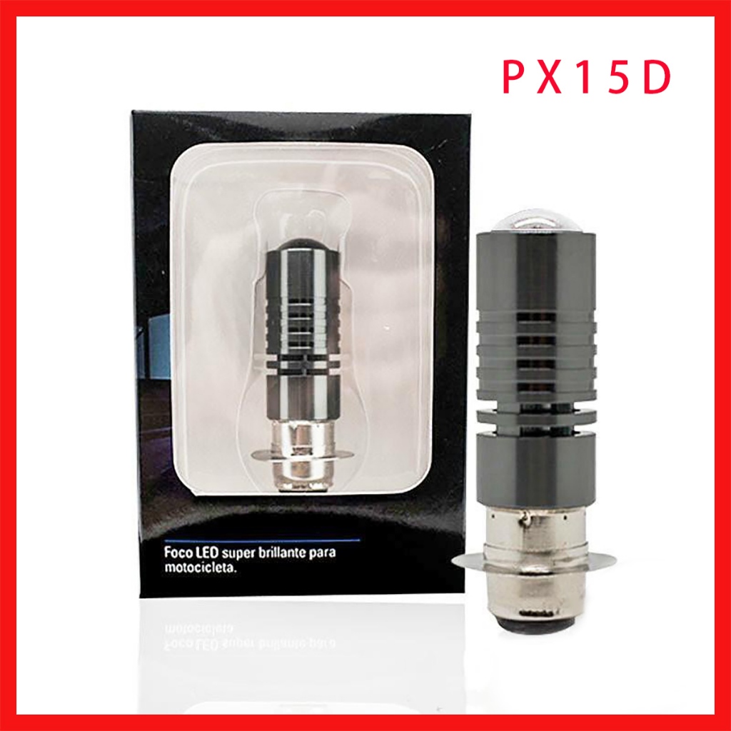 Universal Dual color Headlight Bulbs P15D H6 PX15D LED Motorcycle Hight ...