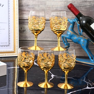 Pretty Goblet Single Layer Goblet Red Wine Glass Large-capacity Drum-shaped  Drop-resistant Wine Plastic Cocktails Goblet - AliExpress