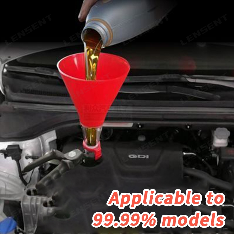 Lensent Universal Engine Oil Funnel Handheld Car Funnel Engine Oil Tool ...