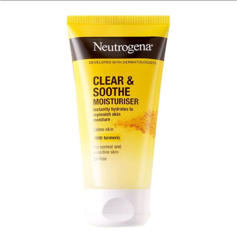 Neutrogena Turmeric Cream Soothing Oil Free Gel Moisturizing Cream Moisturizing Soothing Acne 0347