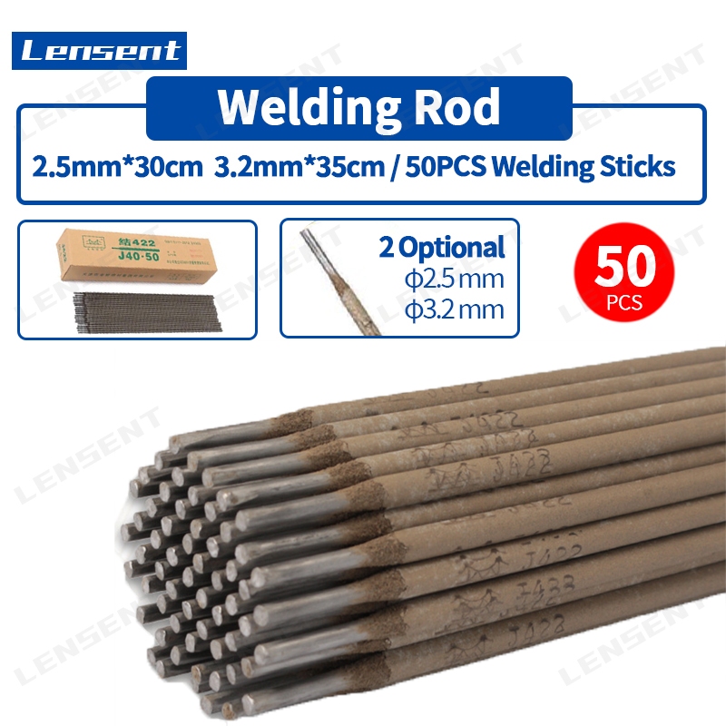Lensent Pig Iron Electrode J422 50pcs 2.5mm*30cm 3.2mm Electrode