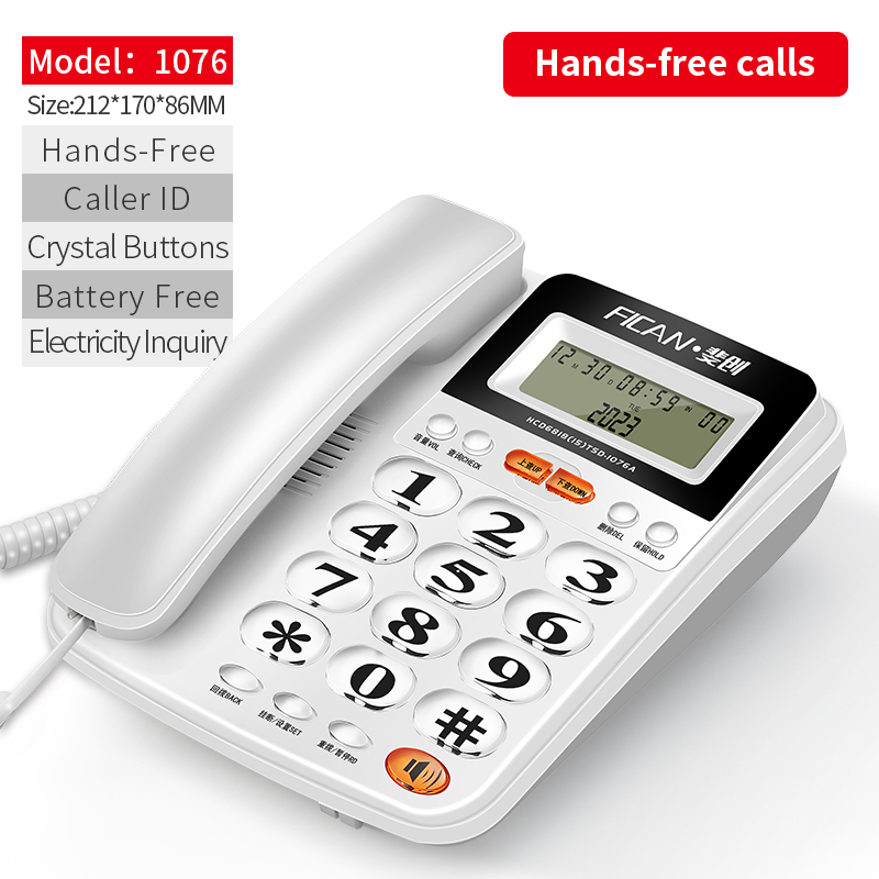 Home telephone A808 Elderly Phone telefon rumah big Buttondesktop phone
