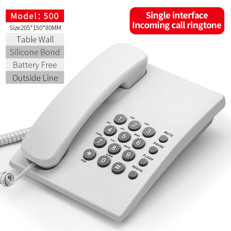 Home telephone A808 Elderly Phone telefon rumah big Buttondesktop phone