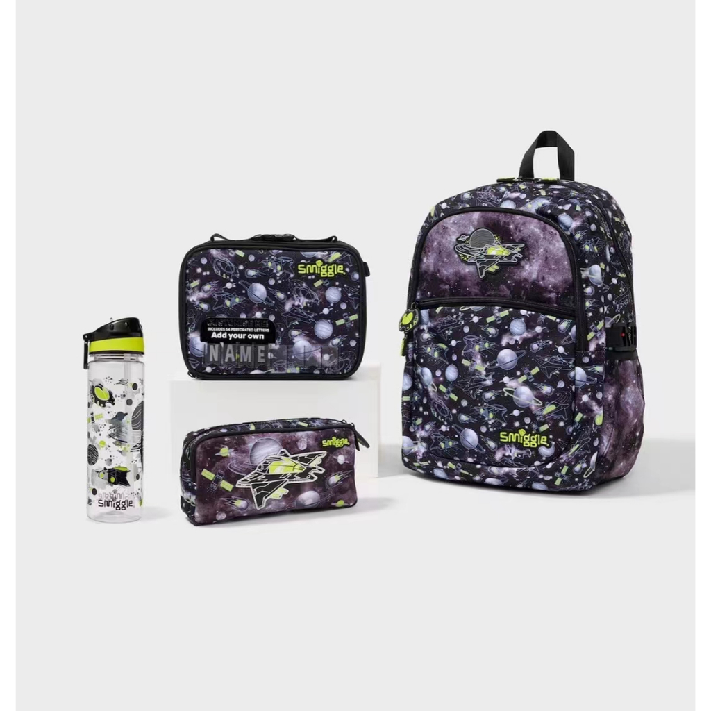 Smiggle Space Fly High Classic Attach Backpack Shopee Malaysia