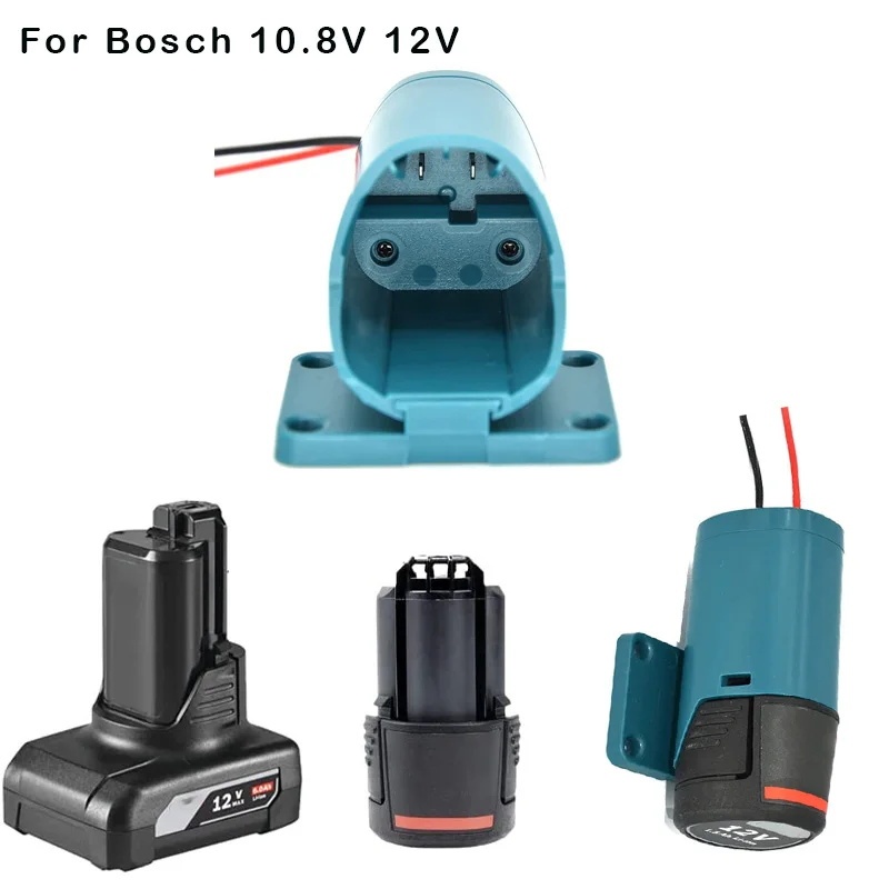 Adapter for Bosch 10.8V 12V Li ion Battery DIY Power Connector