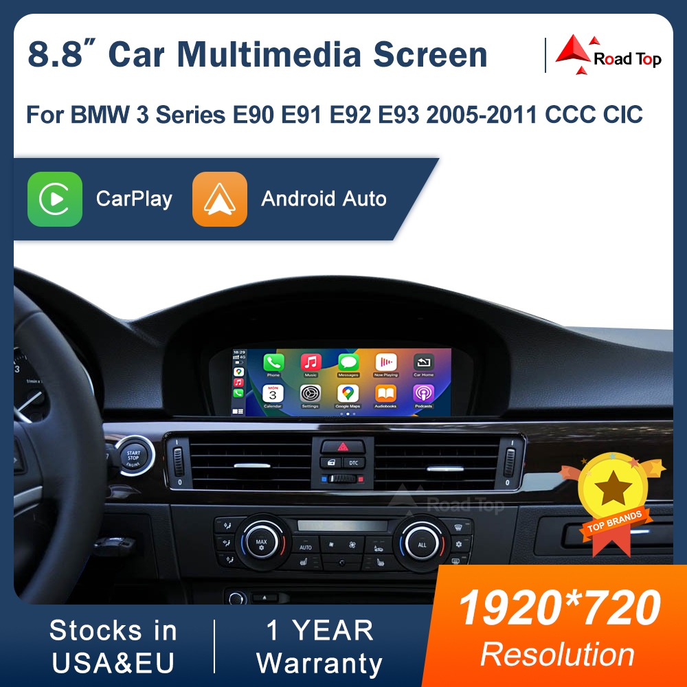 8.8 inch 1920*720 Wireless Apple CarPlay Android Auto Linux Head Unit ...