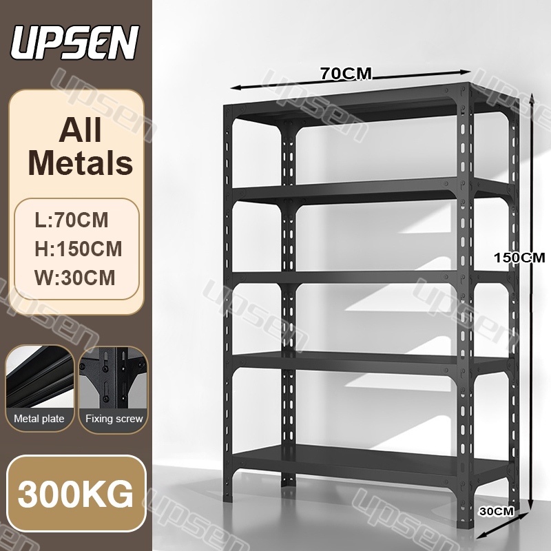 Adjustable 5/6 Tier All Metal Frame Rack Home kitchen Store Storage ...
