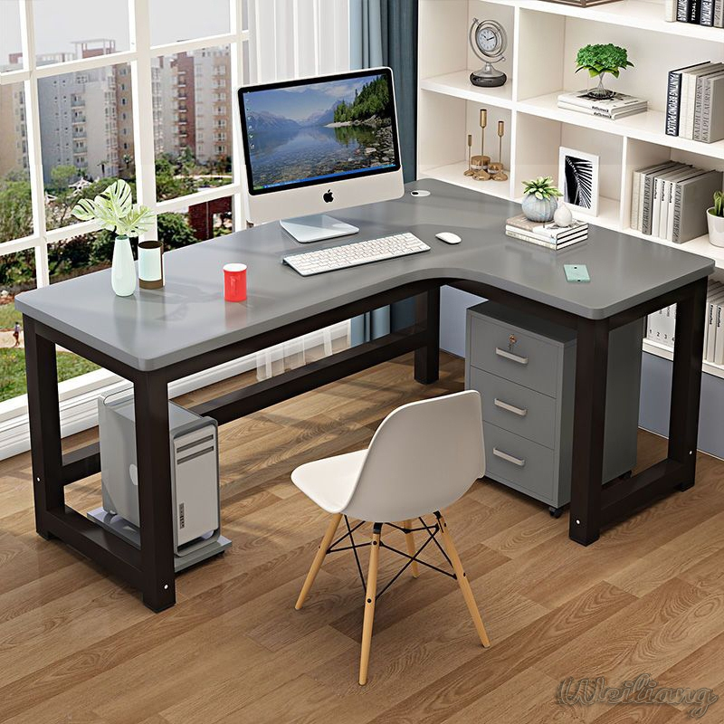 Computer Study Desk Table Computer Desk Office Desk Corner L-Shaped ...