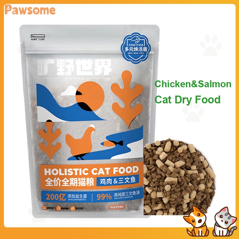 LovinWorld Holistic Cat Dry Food High Protein Chicken Salmon Flavor ...