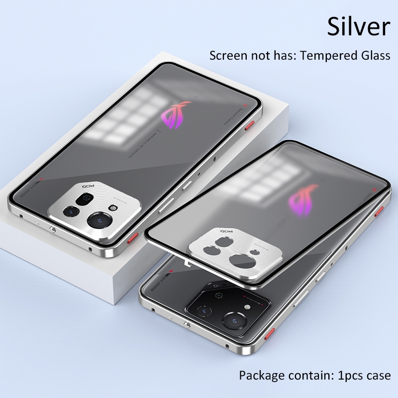 Rog Glass Asus Steel Nijiadi Asus ROG Phone 8 Pro 5G Case With Glass