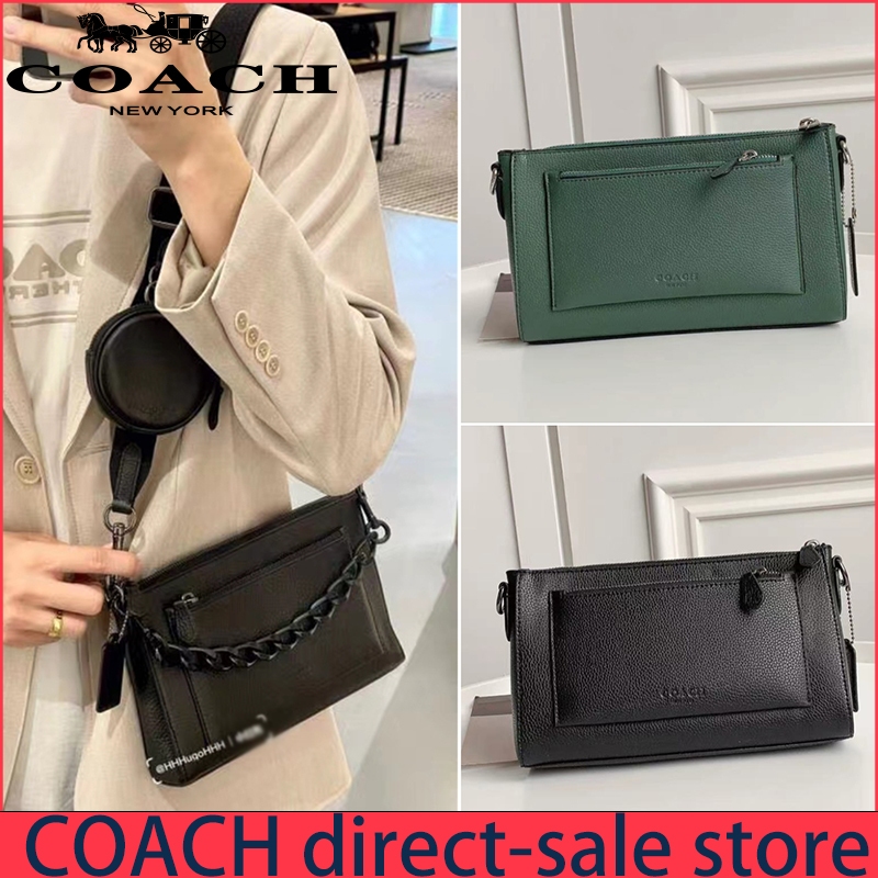 COACH Messenger bag women's fashion shoulder bag Joker casual
