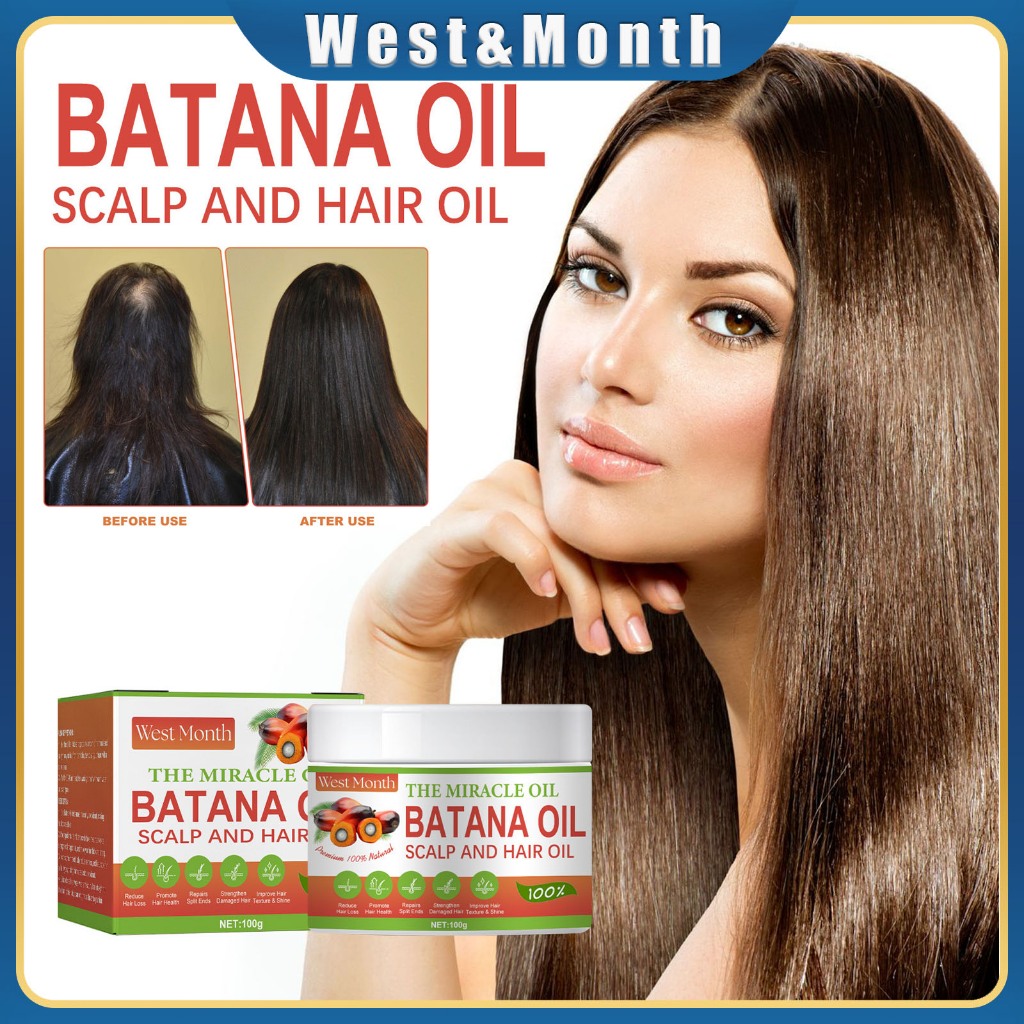 West&Month 100% Batana Oil Repair Hair Mask Moisturizing Treatment ...