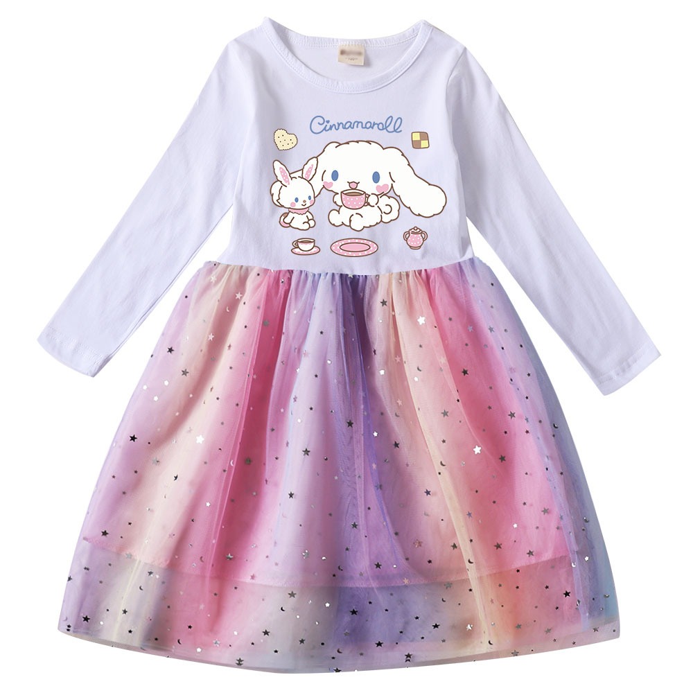 cinnamoroll dress for birthday party Premium Diamond Dress  ON FAME