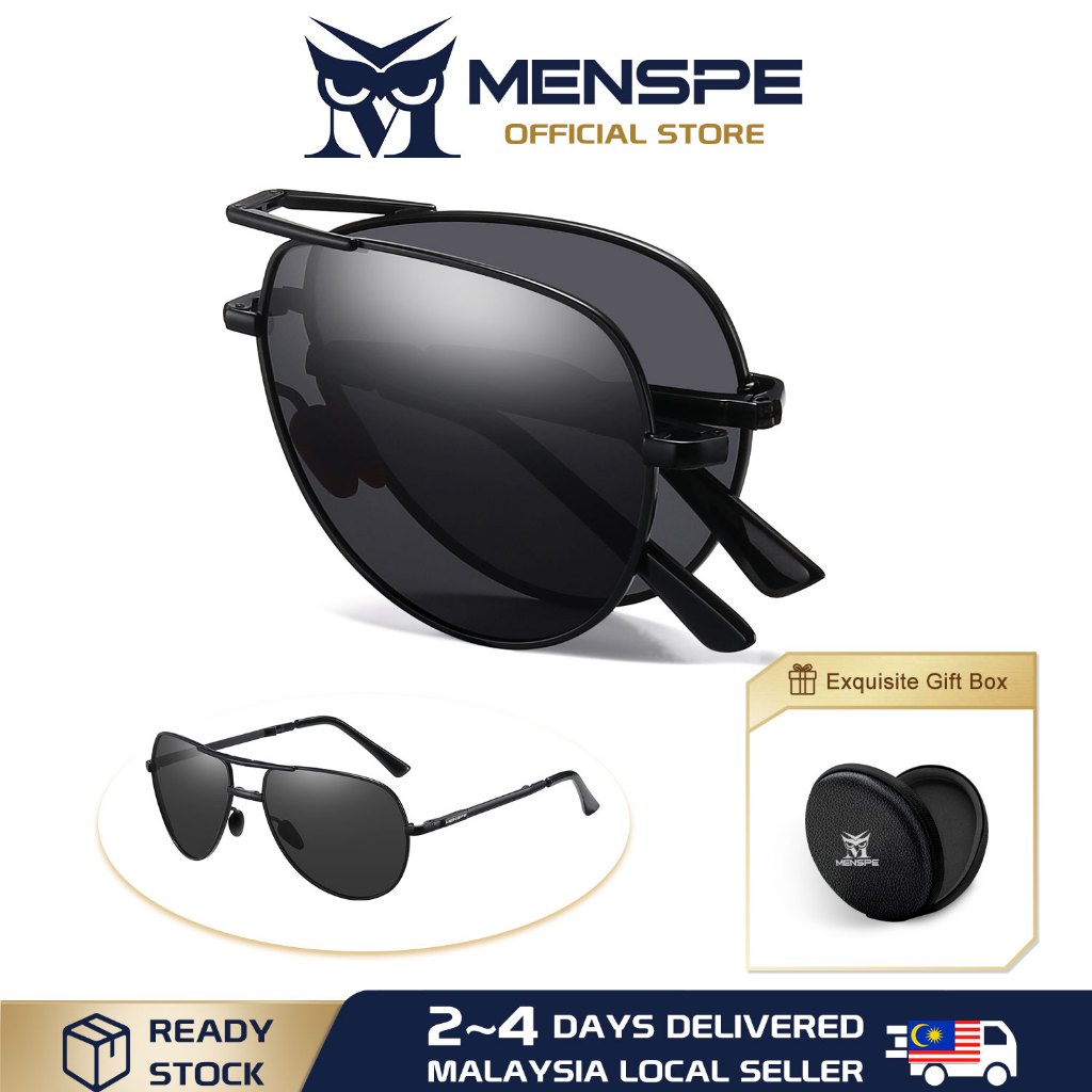 MENSPE Foldable Sunglasses for Men Photochromic Sunglasses Driving ...