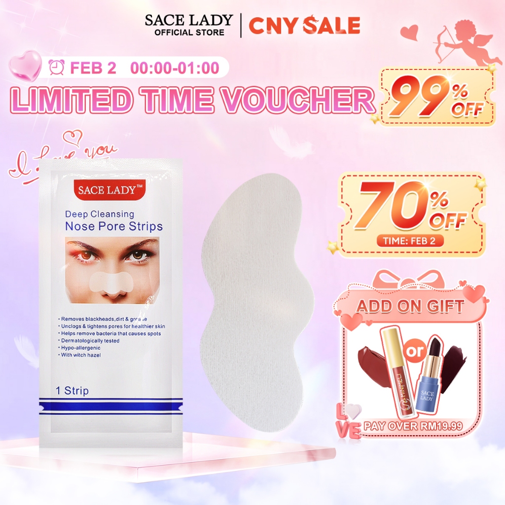 SACE LADY Blackhead Removal Strip Deep Cleansing Pore Cleaner Nose Mask