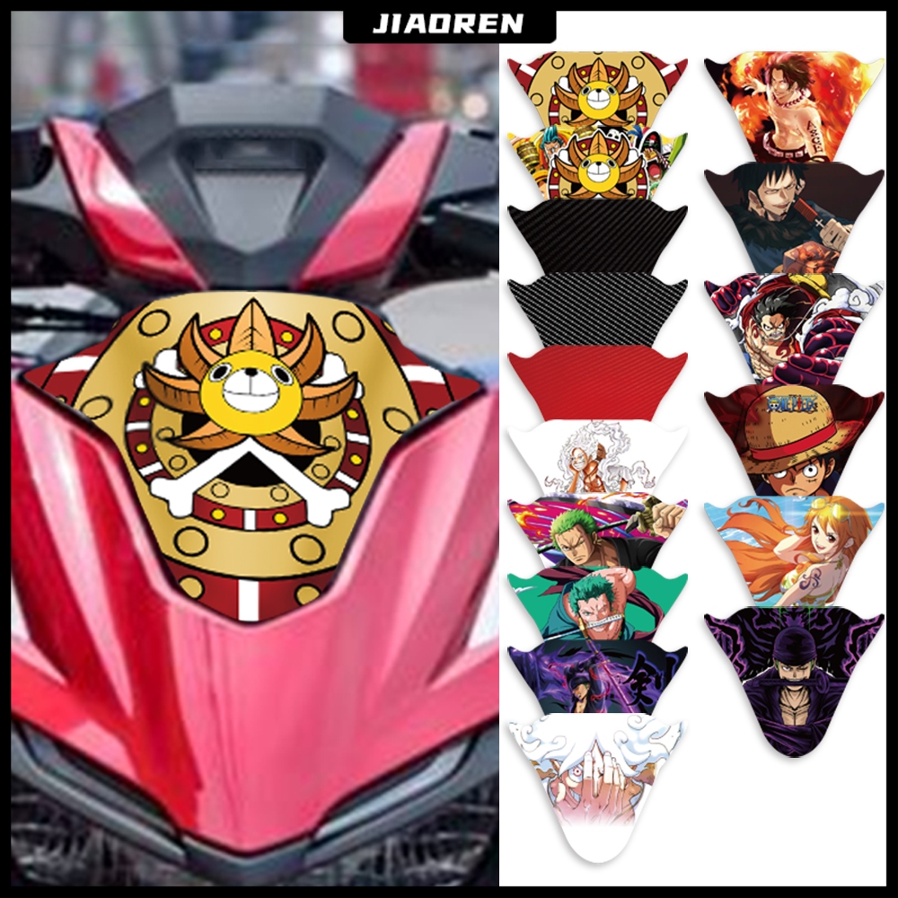 Honda click vario 160 vinyl one piece sticker straw hat luff whitebeard ...