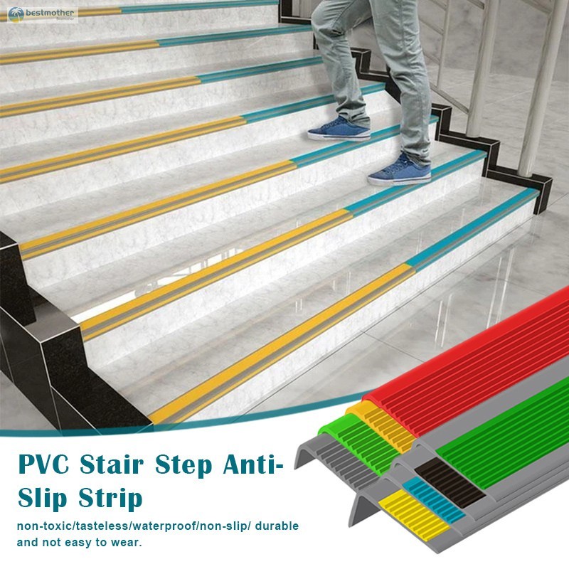 Antislip vloerband, antislip 5 m PEVA/PU rubber traptreden veiligheidsstroken, antislip high performance bad  en doucheprofielband (grijs