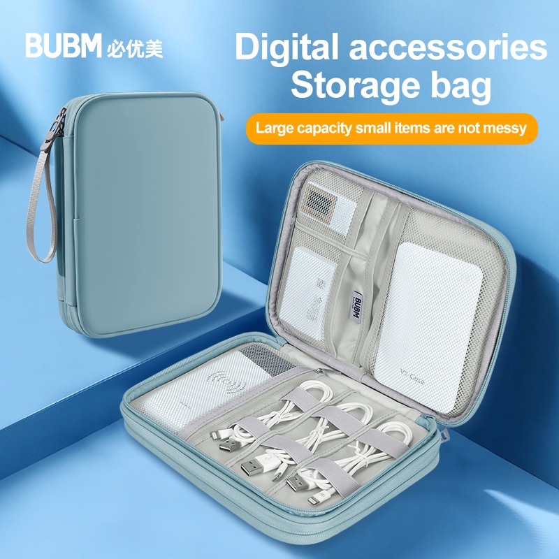 BUBM Gadget Bag Travel Case Portable Electronics Accessory Organizer