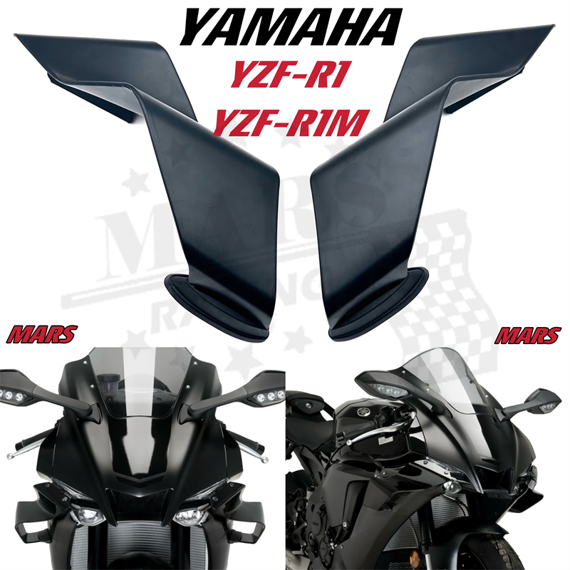 Motorcycle Sport Downforce Naked Side Spoilers Front Spoiler Winglet Aerodynamic Wing Kit