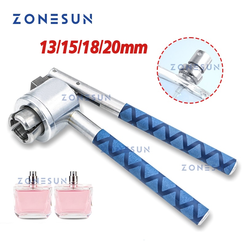 ZONESUN Manual Perfume Crimper 13mm-20mm Perfume Sprayer Bottle Sealing ...