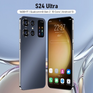 100% Original S24 Ultra Smartphone 7.0 Inch HD Screen 16GB+1TB 4G 5G Dual  SIM Cards Android13 7000mAh 72MP Cell Phones