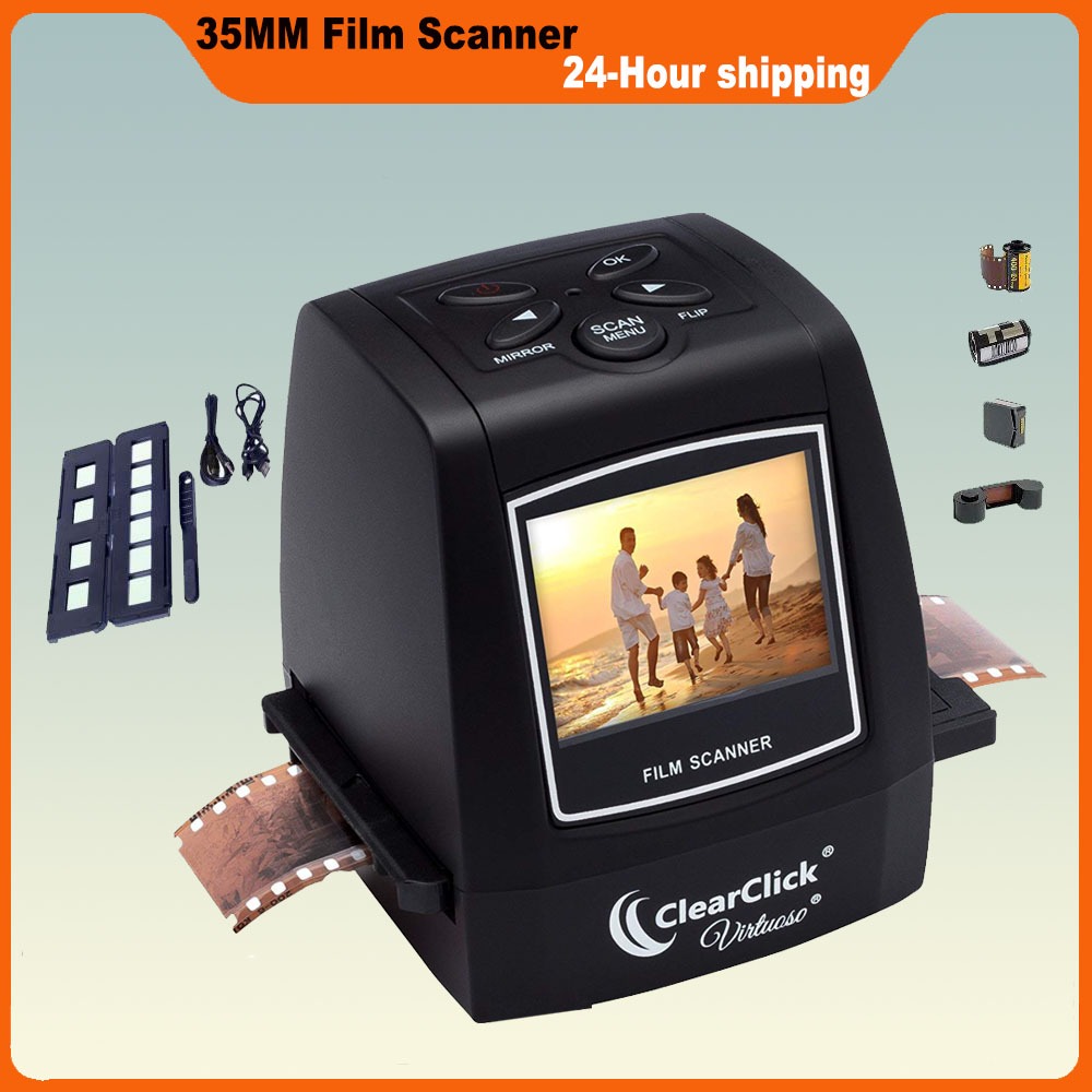(Shipping from Malaysia)35mm LCD Film Scan Photo Scanner Negative Film ...