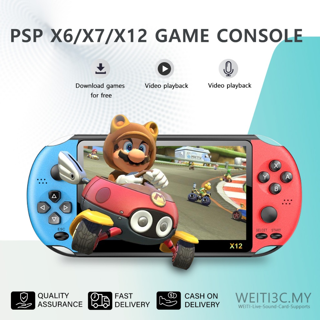 [24h Ship]PSP X6/X7/X12/X20/X80 game console with multi-function 10000 ...