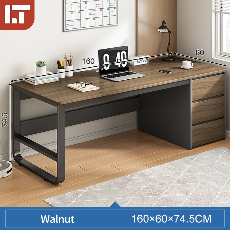 Office Table With Drawers 160CM Study Table Computer Table Modern ...